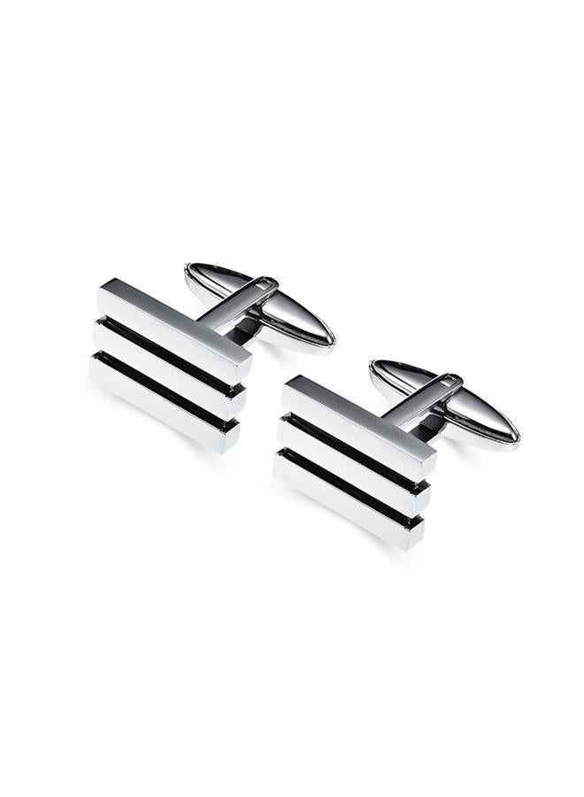 Riblor Otello Cufflinks in Stainless Steel - Image 1